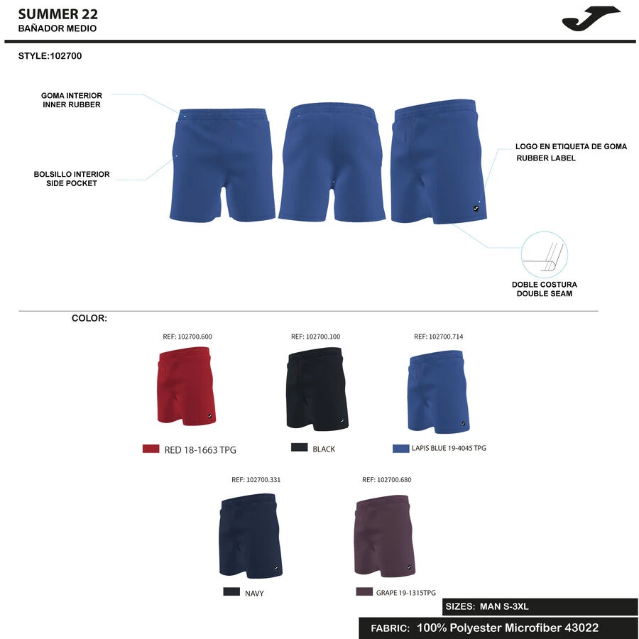 Çimərlik şortu Stripe Navy